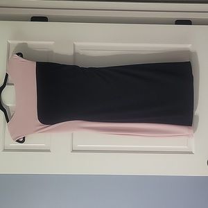 Connected Apparel Color Block Body Con Cocktail Shift Dress  Small - 6P
